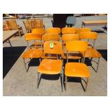 10) Wooden Student Chairs