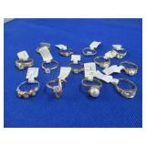 Thirteen Size 6 Ladies Rings