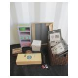Jewelry Shelf & Boxes, Stickers & Magnet Board
