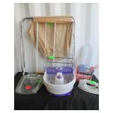 Weight Scales, Iron, Racks