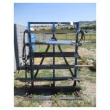 Metal Rack with Metal Pieces