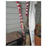 Golf Club Bag & Clubs, Flags, Poster