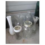 Glass Vases, Jars, Pots, Shakers, Bowls...