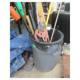 Garbage Bin, Shovels, Pipes...