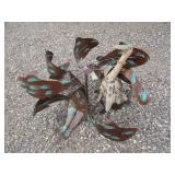 Tin Yard Wind Art (Needs Repair)