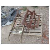 Vintage Steel Dolly, Farm Tool