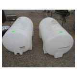 2) 65-Gallon Water Containers