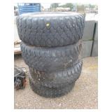 4) Tires With Rims