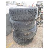 4) Tires With Rims