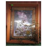 Framed Art, Metal Hanging Decor