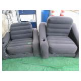 2) Chairs with Built-In Cup Holders