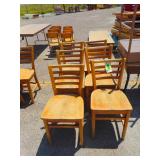6) Wood Chairs