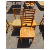 3) Wood Chairs