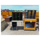 3) Desk Organizers, Desk and Stand
