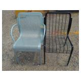 2) Metal Chairs