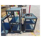 2) Metal Carts