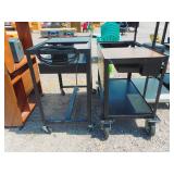 2) Metal Carts