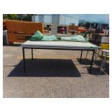 Table, 2 Wall Boards, Fabric Poles