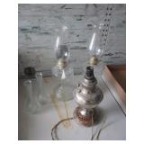 Kerosene Lamps, Vases