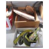 Wood, Wood Crate, Tow Strap, Locks