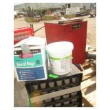 Parts Bins, Duct Seal, Box of Rags