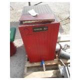 Red Metal Oil Waste Can