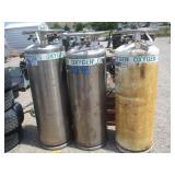 3) Dura-5100 Oxygen Tanks