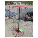 Frisbee Golf Target w/ Frisbees