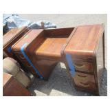 Makeup Desk w/ Mirror & Bench