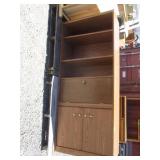 Office Shelf With Fold Out Cupboard