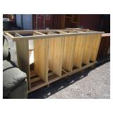 Tall Wood Storage Shelf