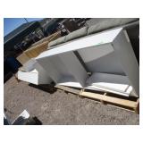 White Bookshelf, White Cornor Shelf