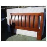 Full Size Headboard, Mattress / Boxspring, Mirror