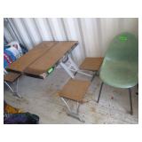 Folding Camp Table, Chair