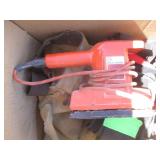 Black & Decker Sander, Tool Belt, Back Brace