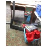 Shadow Box Mirror / Shelf, Curtains, Square Pieces