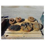 Lathe Face Plates & 3) & 4) Jaw Chucks