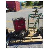 Welder, Barrel Cart, Winch