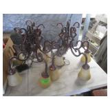 2) Hanging Chandeliers