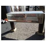 Store Display Case With Log Style Legs