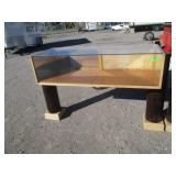 Store Display Case With Log Style Legs