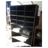 Wood Shelf With Empty First Aid Box,