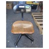 Early 1900s All Wood Teachers Chair