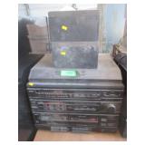 Sanyo Record / Radio / Cassette Player, Speakers