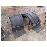 2) Wheel Wells for Semi Truck
