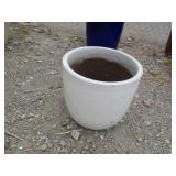 1) White Vietnamese Terracotta Glazed Pots