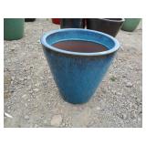 1) Teal Vietnamese Terracotta Glazed Pots