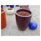 1) Purple Vietnamese Terracotta Glazed Pot