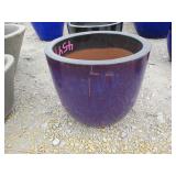 1) Purple Vietnamese Terracotta Glazed Pot
