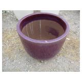 1) Purple Vietnamese Terracotta Glazed Pot